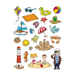 Stickers Strand - Afbeelding 2