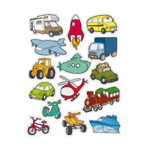 Stickers Transport 3 Stickers Transport - Afbeelding 2