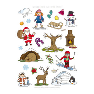 Stickers Winter 3 Stickers Winter - Afbeelding 2