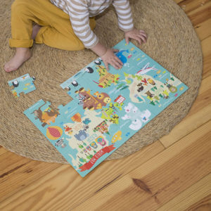 Wereldkaart puzzel - Afbeelding 3