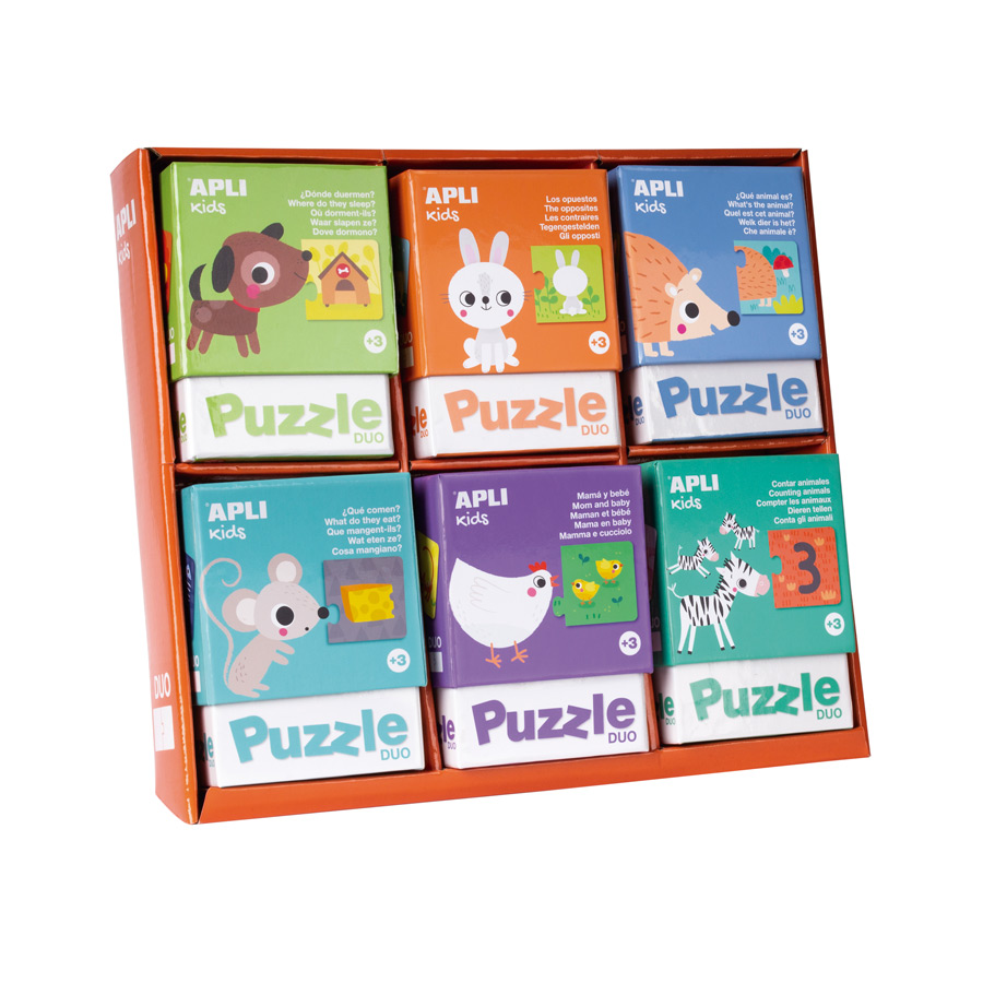 stad Dwars zitten cassette APLI Kids 6 Puzzels Associaties | Kids Made