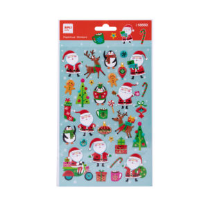 Stickers Kerstmannen - Afbeelding 1