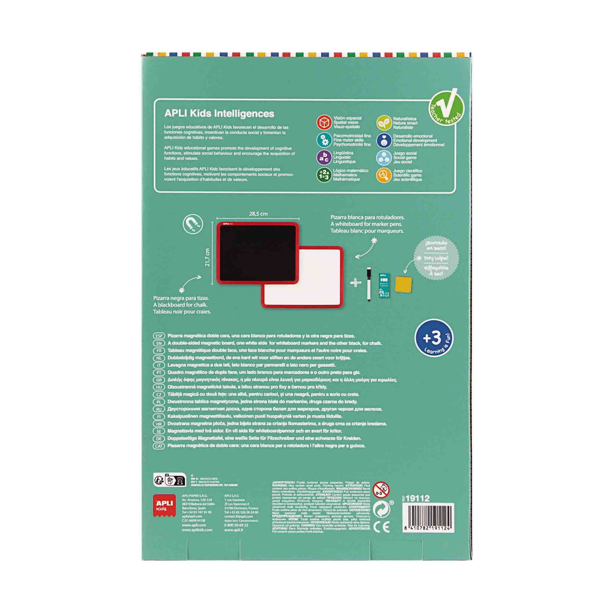 19112 aplikids achterzijde dubbelzijdig schrijfbord