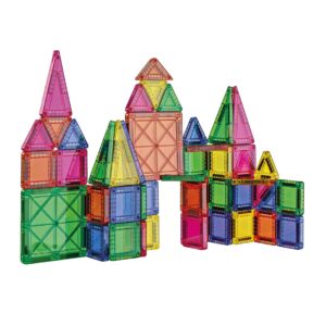 Mini Magnetische Bouwstenen Transparant 56x 7 Mini Magnetische Bouwstenen Transparant 56x - Afbeelding 4