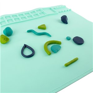 Groene siliconen schilder- & Knutselmat - Afbeelding 3