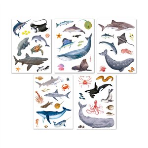 Stickerset Zeedieren 5 Stickerset Zeedieren - Afbeelding 3