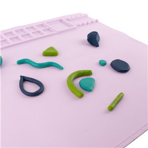 Lila siliconen schilder- & Knutselmat - Afbeelding 3